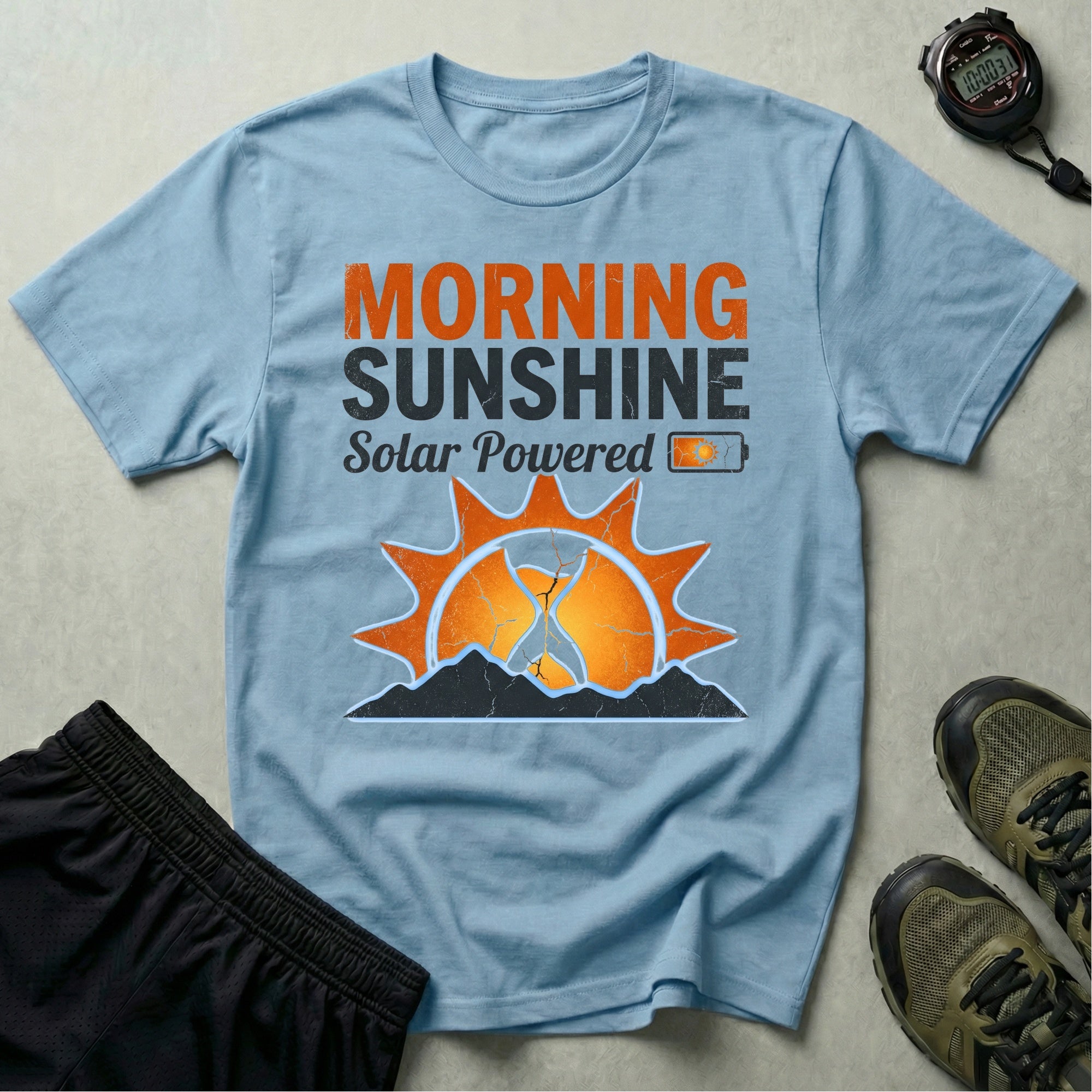 Morning Sunshine Solar Powered Gym T-Shirt