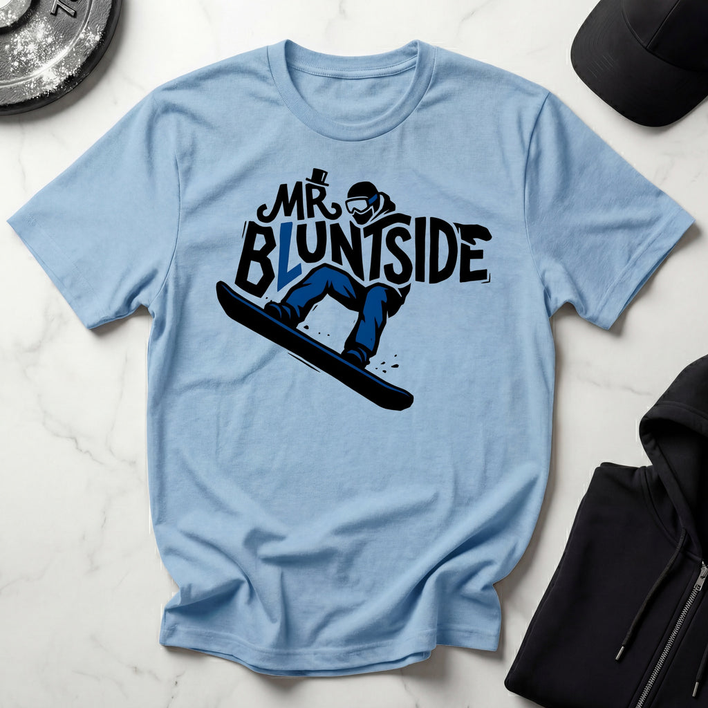 Mr Bluntside Snowboarder Gym T-Shirt