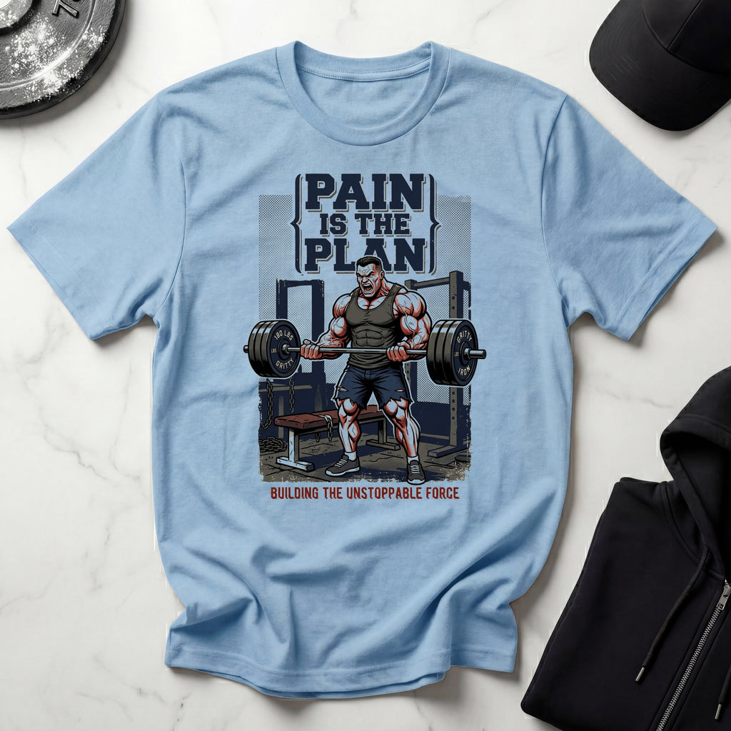 Pain Is The Plan 60s Gym T-Shirt