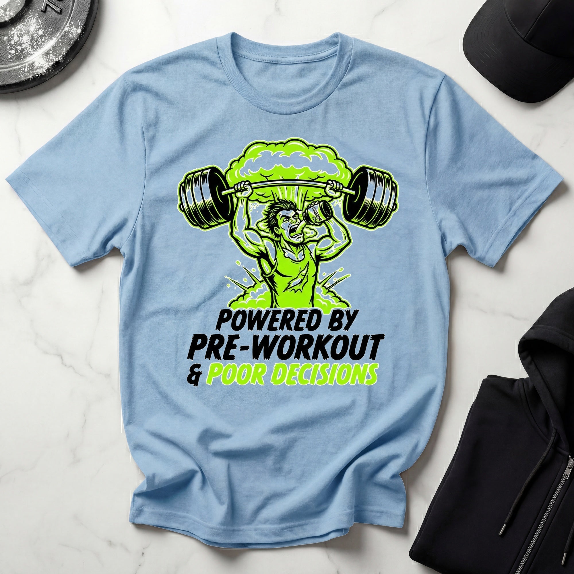 Powered by Pre-Workout Gym T-Shirt