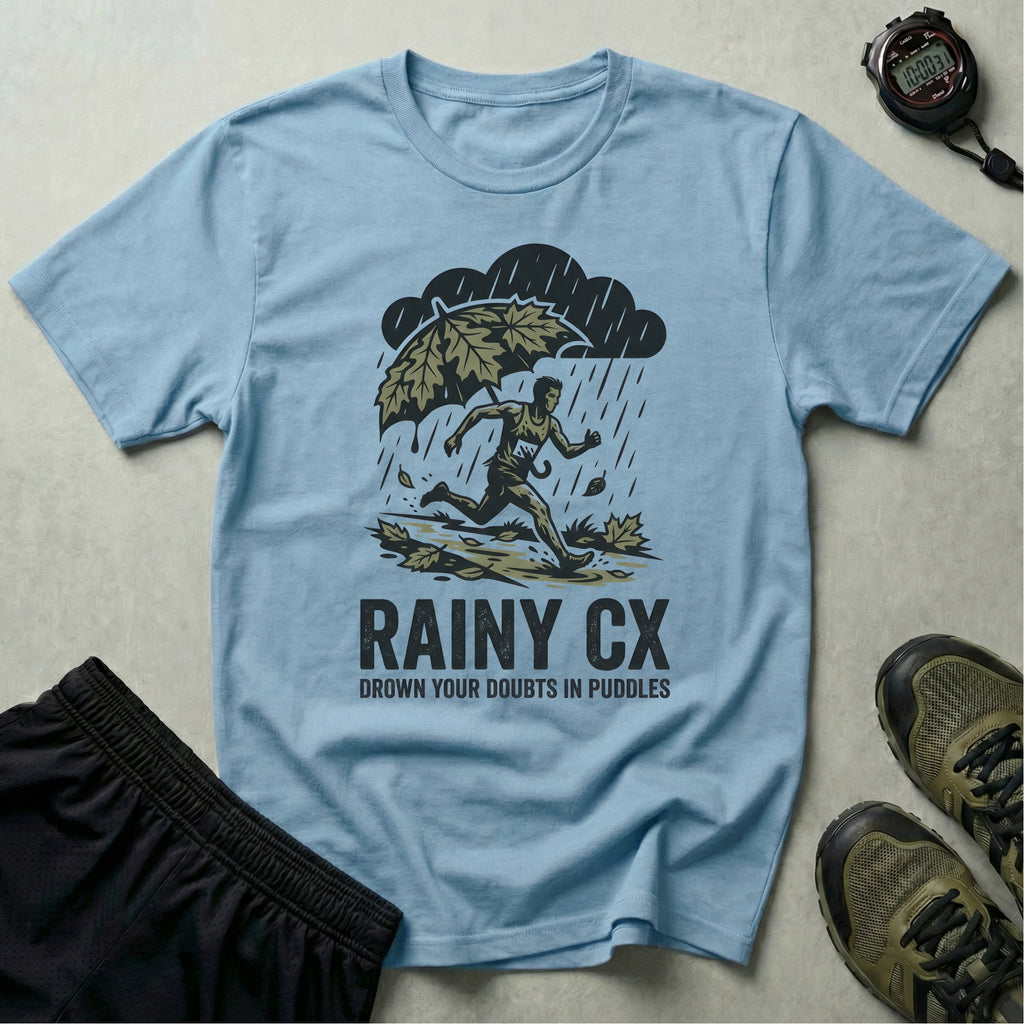 Rainy Cross Country Drown Your Doubts Gym T-Shirt