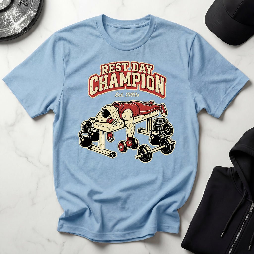 Rest Day Champion Gym T-Shirt