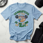 Deadlifting At The Speed of Sloth Vintage Gym T-Shirt
