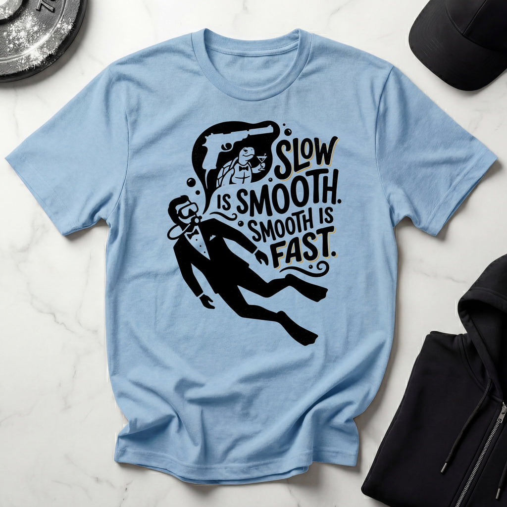 Retro Scuba Designer Gymwear T-Shirt