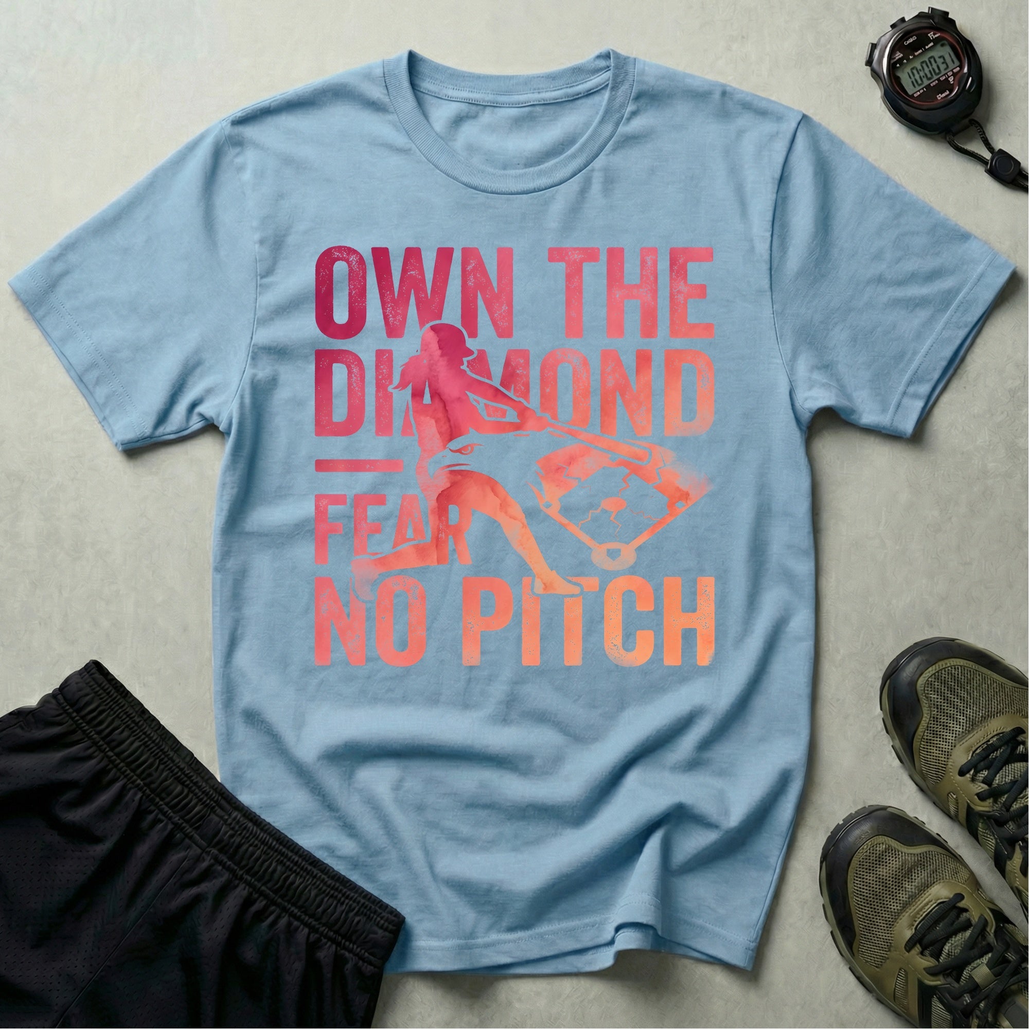 Softball Own The Diamond Gym T-Shirt
