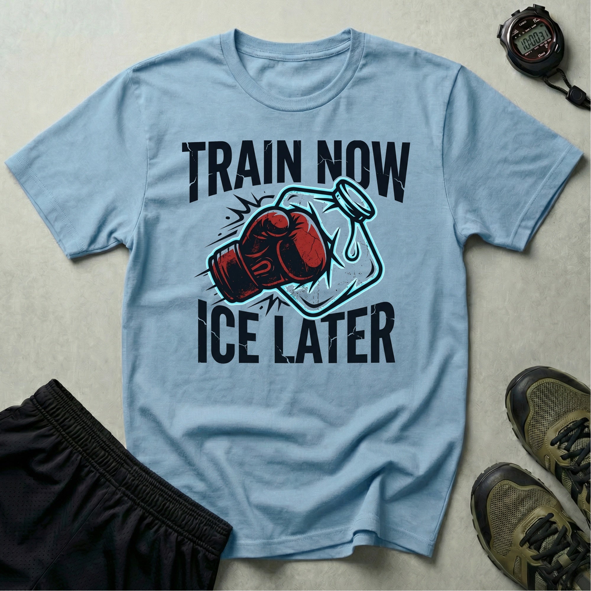 Train Now Ice Later Boxing Gymwear T-Shirt