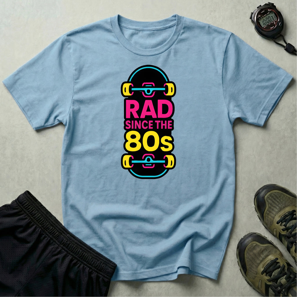 Neon 80s Skateboard T-Shirt