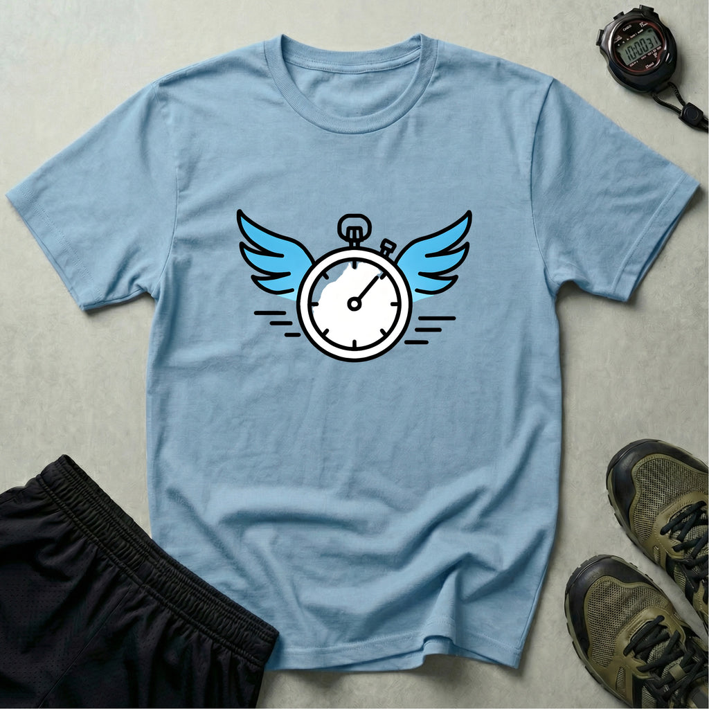 Clock with Wings T-Shirt