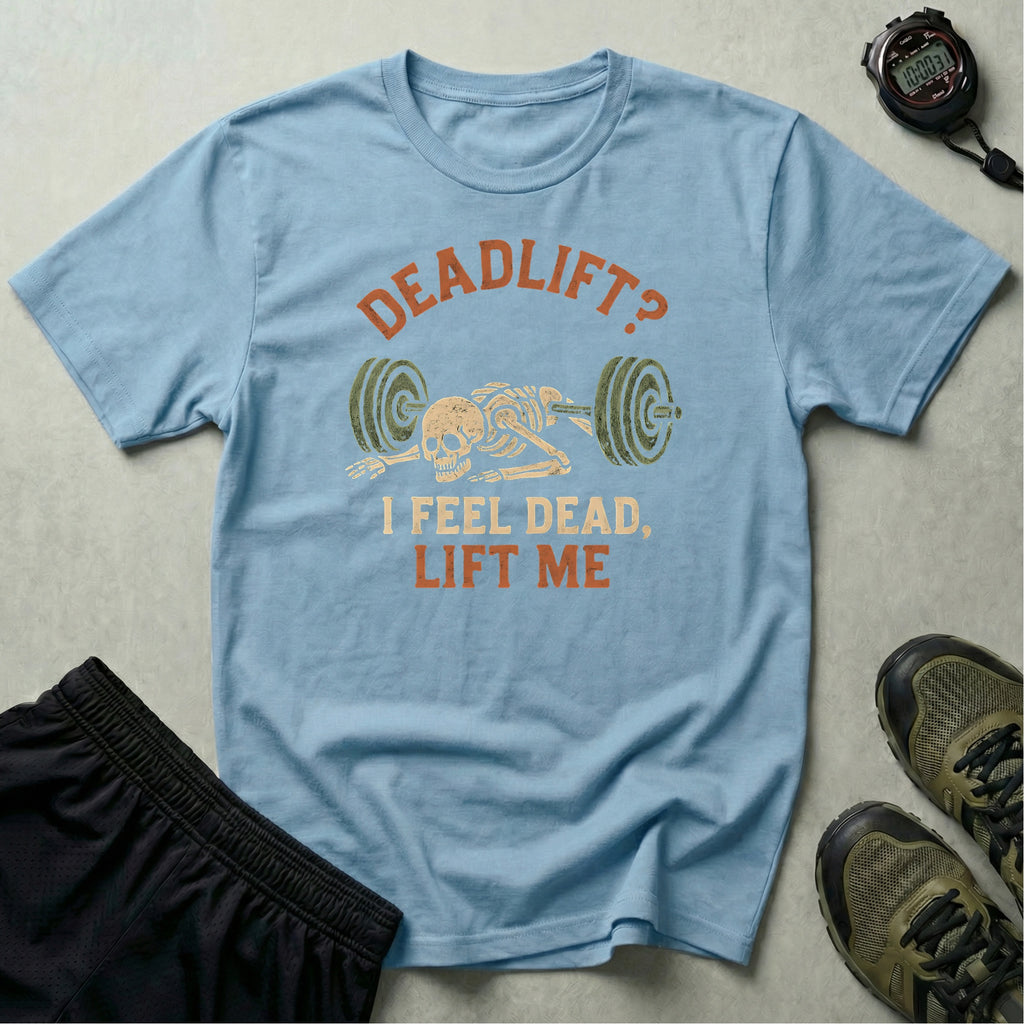 Deadlift Skeleton Meme T-Shirt