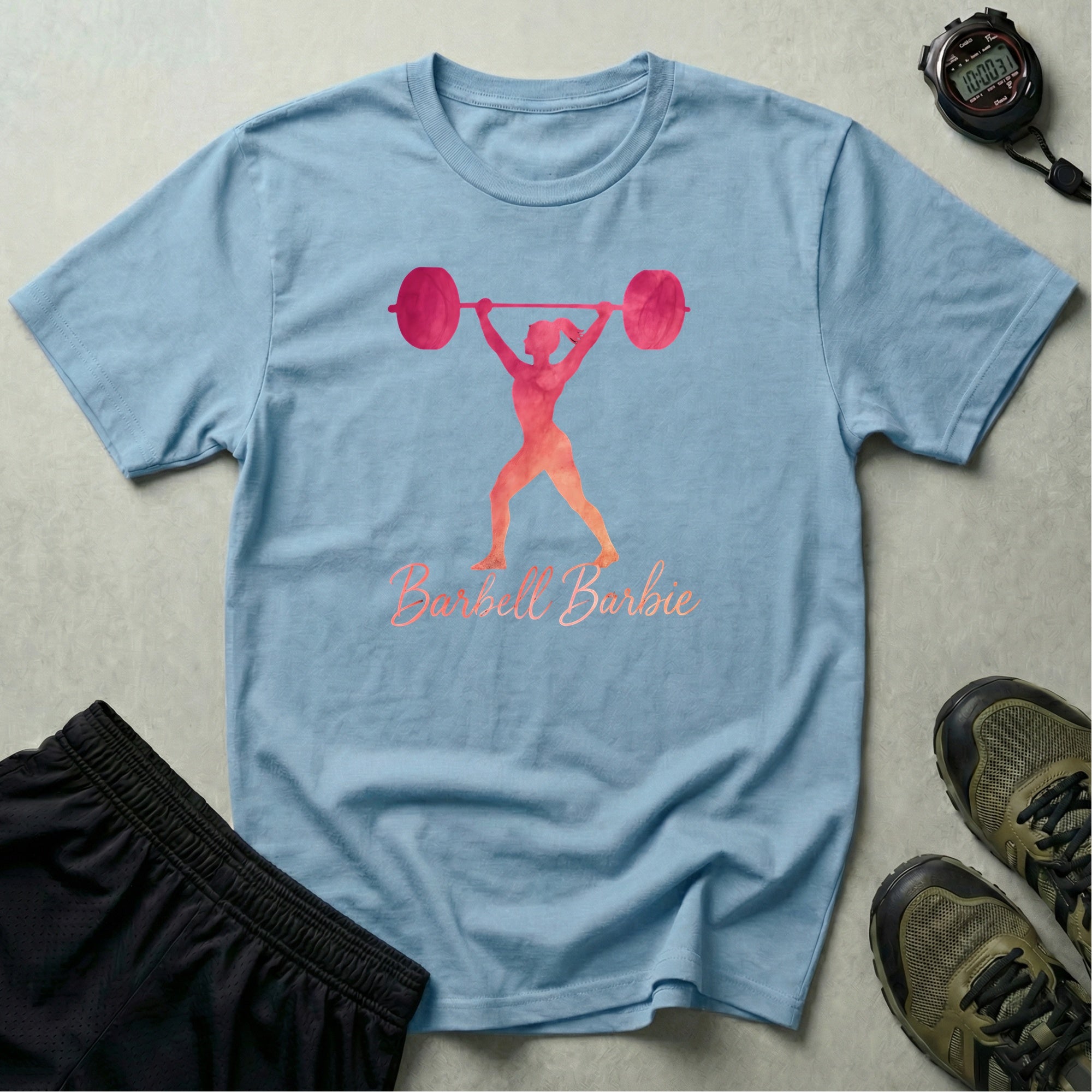 Barbell Barbie silhouette T-Shirt