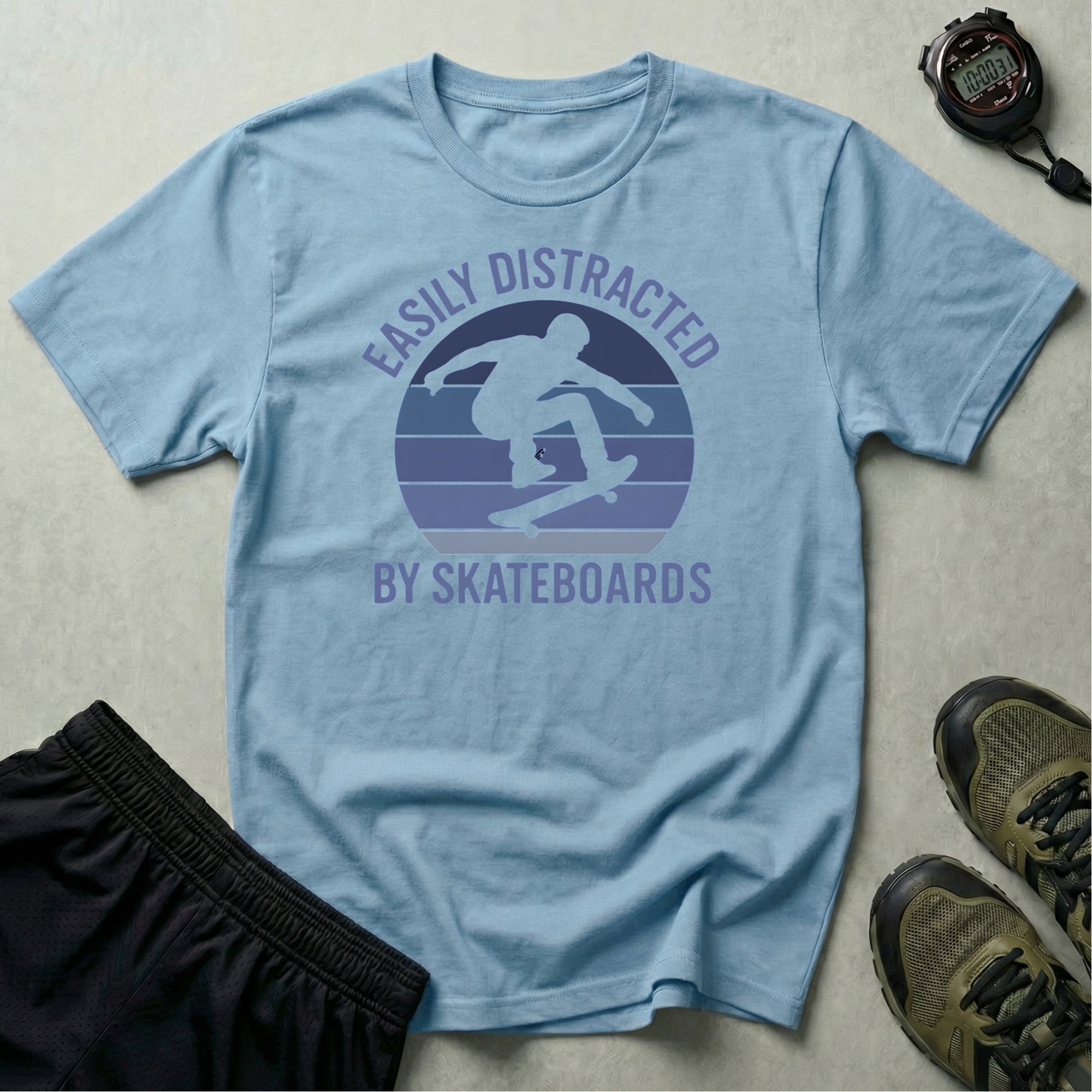 Easily Distracted by Skateboards T-Shirt