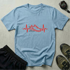 Sneaker Heartbeat Illustration T-Shirt