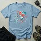 Cyclists Racing Scene T-Shirt