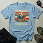 Napping Bear in Activewear T-Shirt
