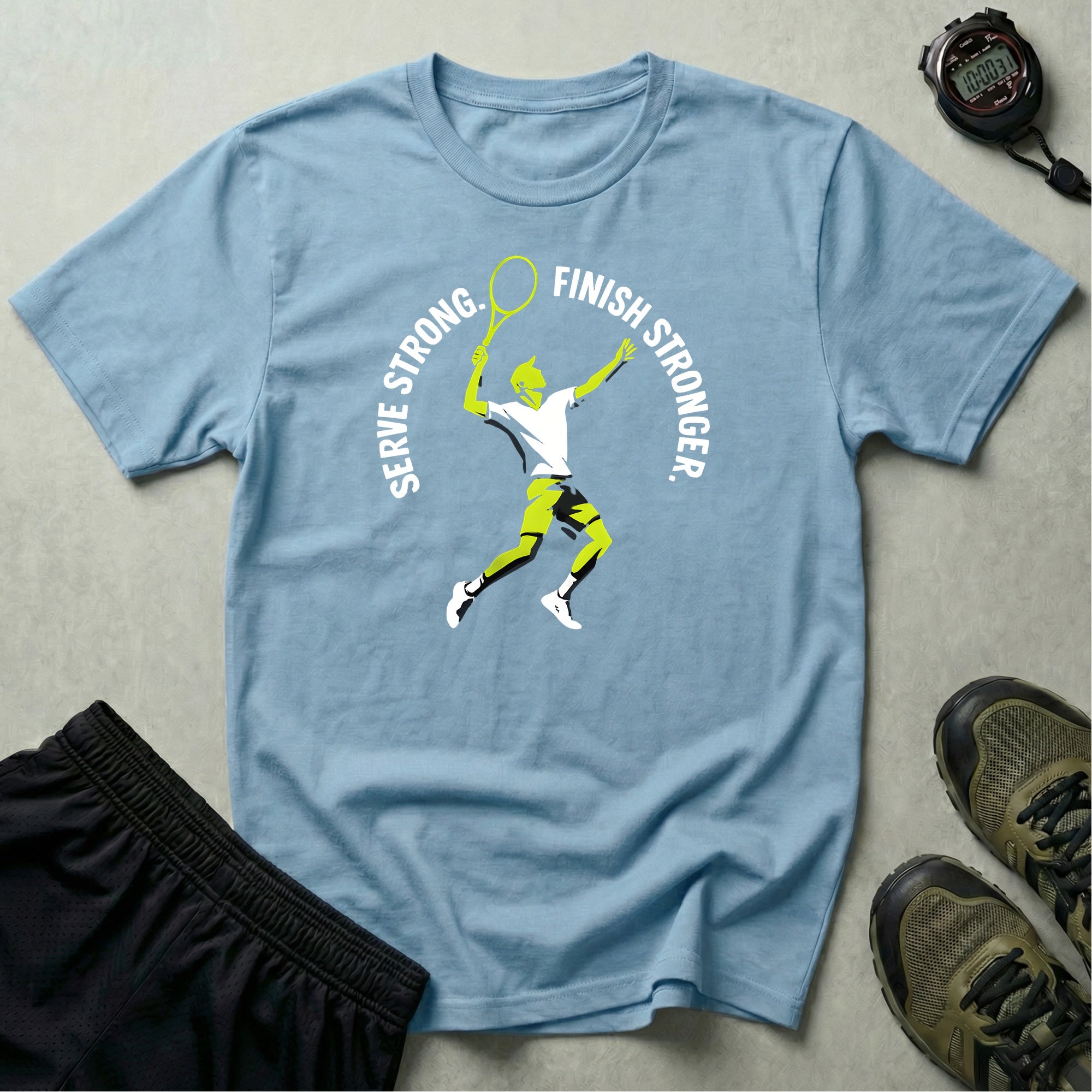Tennis Player Jumping T-Shirt