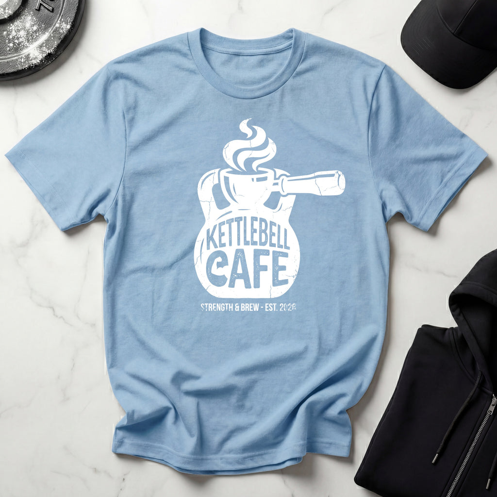 Kettlebell Cafe Designer Vintage Gymwear T-Shirt