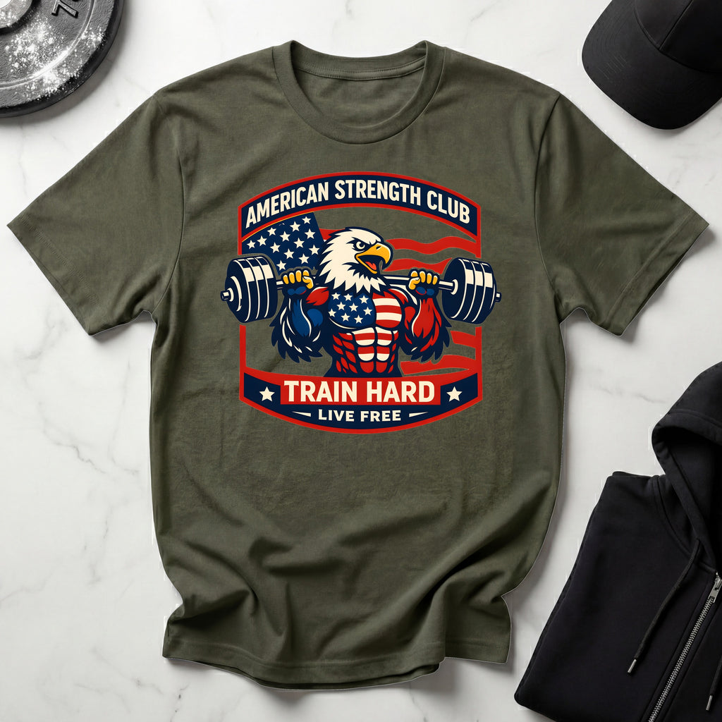 Amercan Strength Club Gymwear T-Shirt