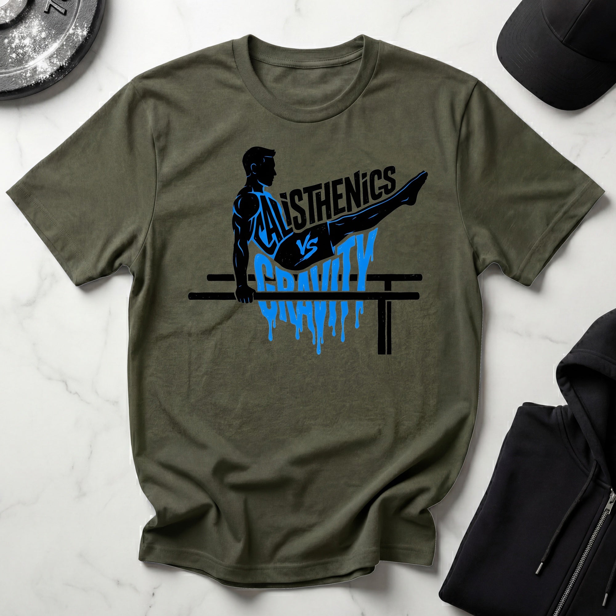 Calisthenics Vs Gravity Gymwear T-Shirt