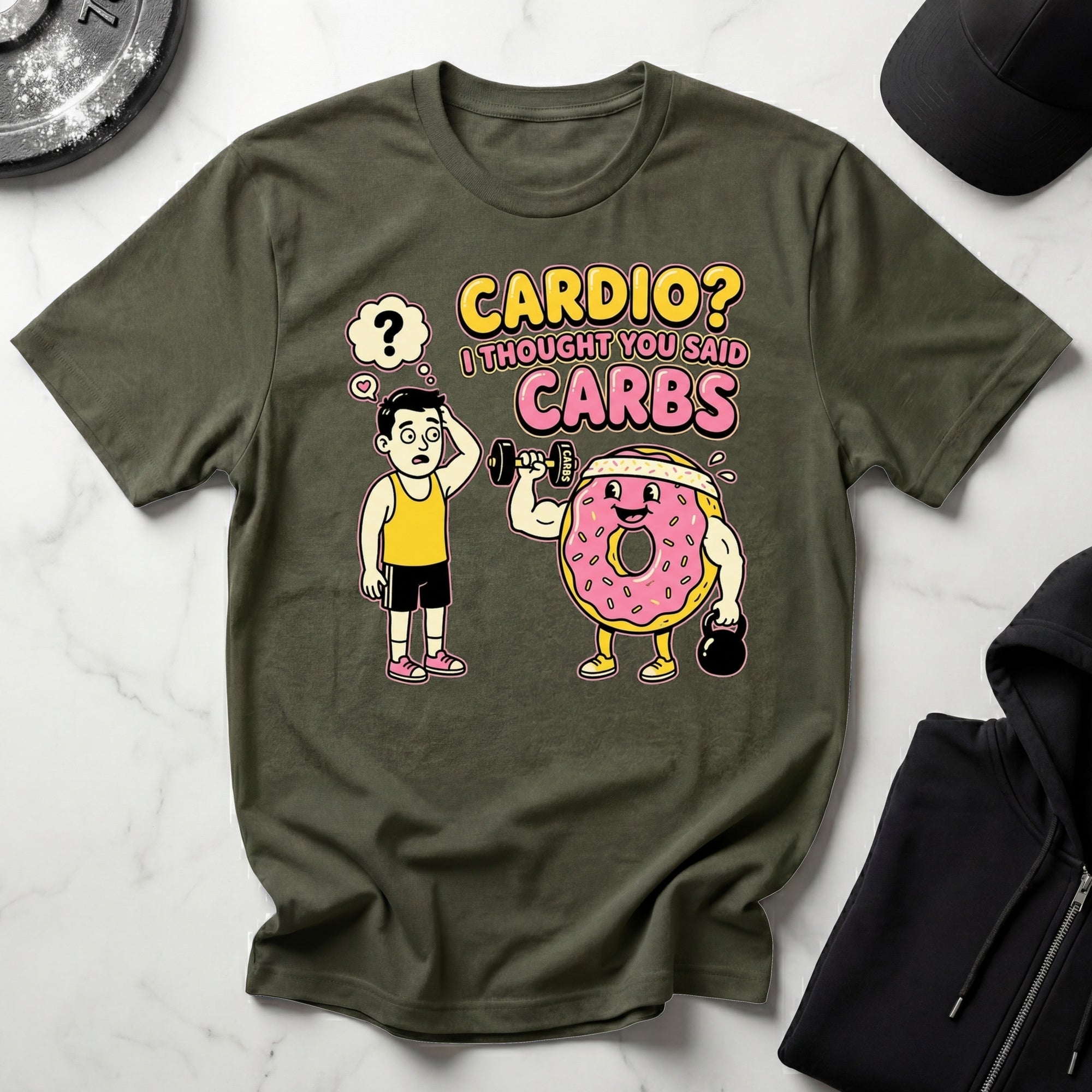 Cardio - I Thought You Said Carbs Gym T-Shirt