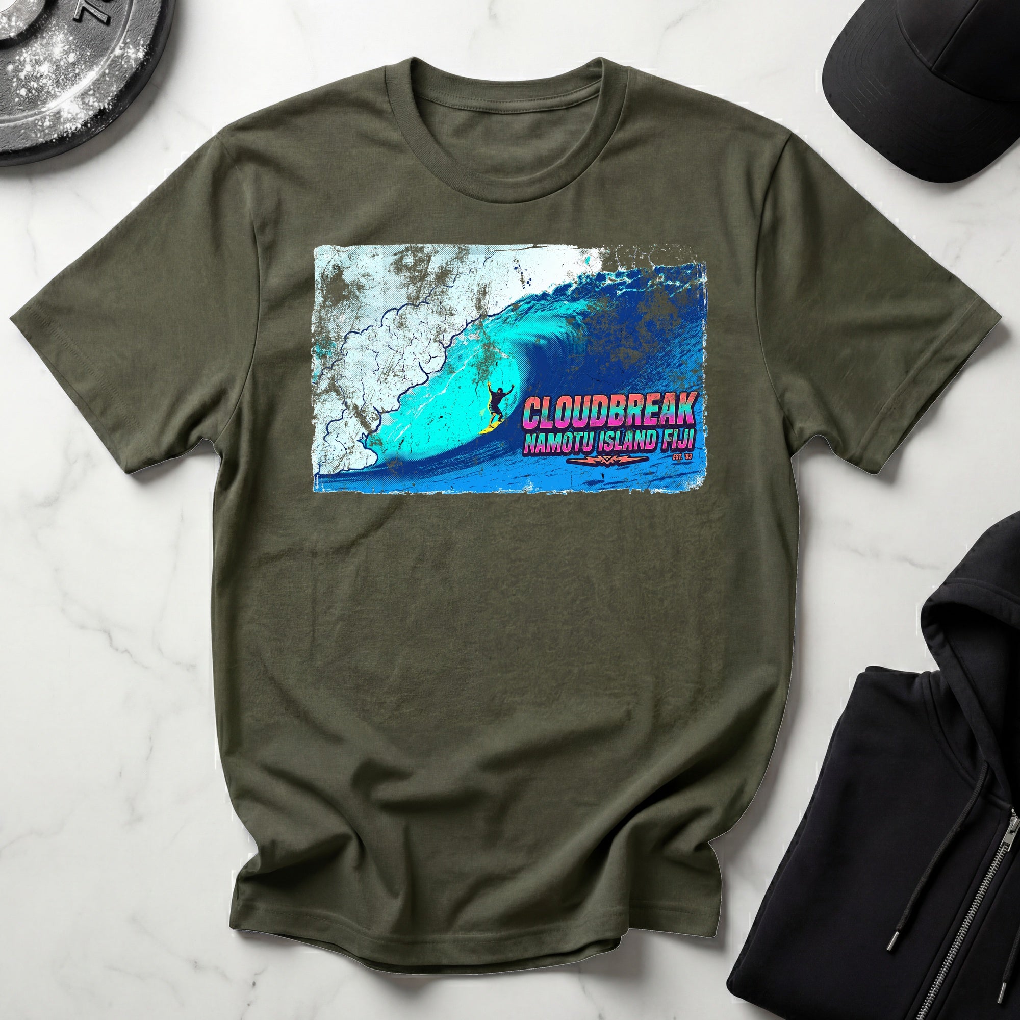 Cloudbreak Namotu Island Fiji Surf T-Shirt