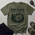 Cross Country Getting Lost Finding Glory Gym T-Shirt