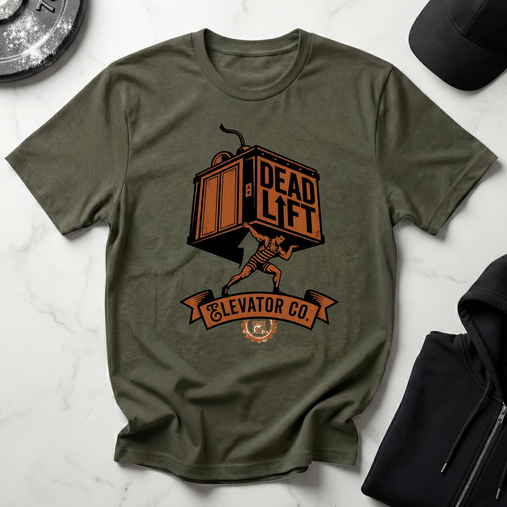 Dead Lift Elevator Co. Designer Gymwear T-Shirt