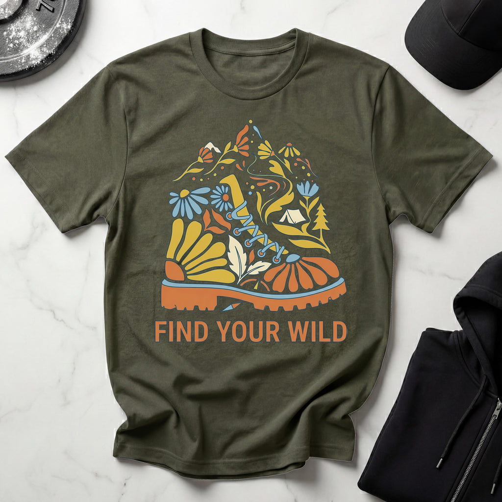 Retro Hiking Vintage Gym T-Shirt