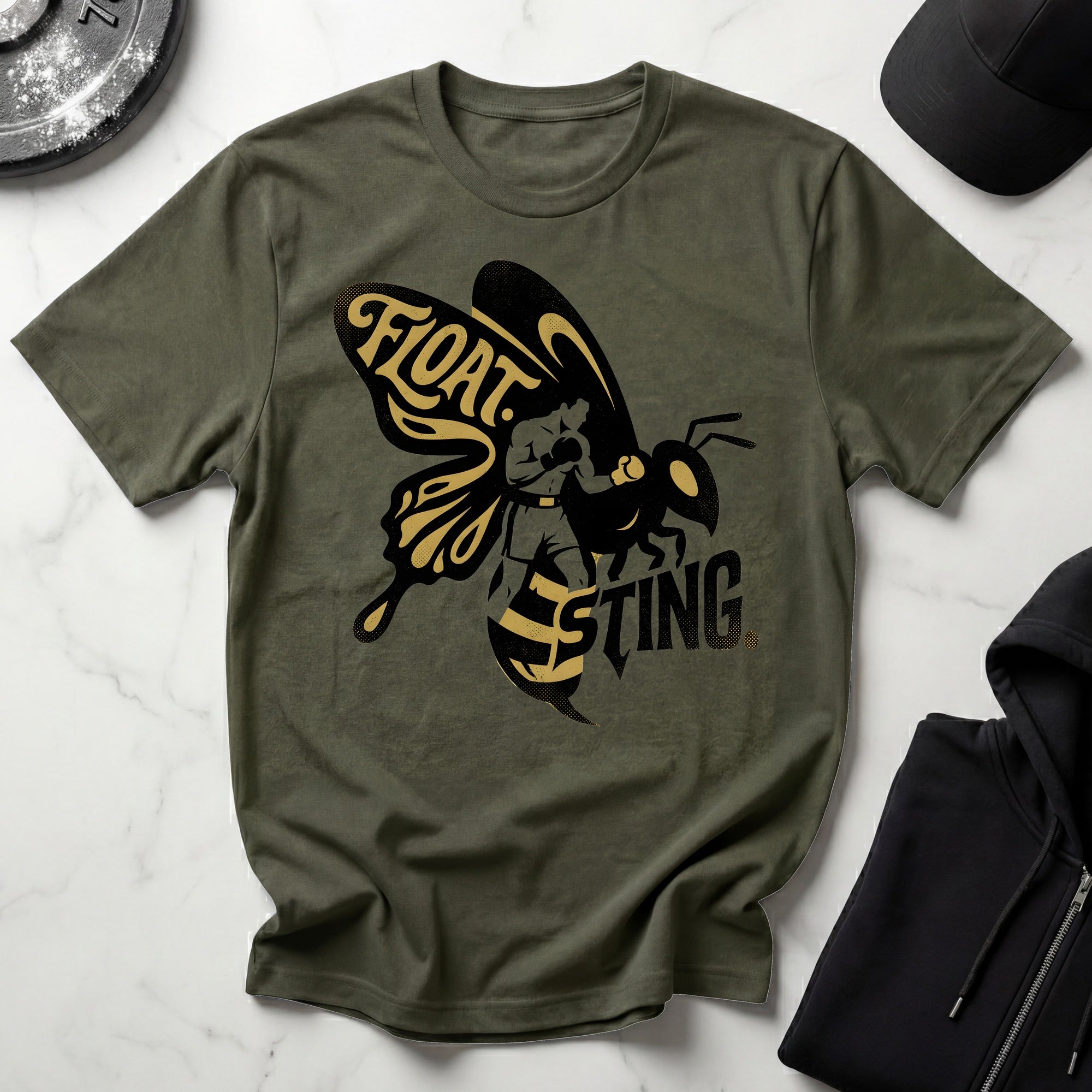 Float Sting Boxing Designer Gymwear T-Shirt