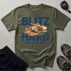 Gridiron USA Blitz Hard Retro Gym T-Shirt