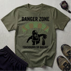 Gridiron Danger Zone Touchdown or Bail Out Gym T-Shirt