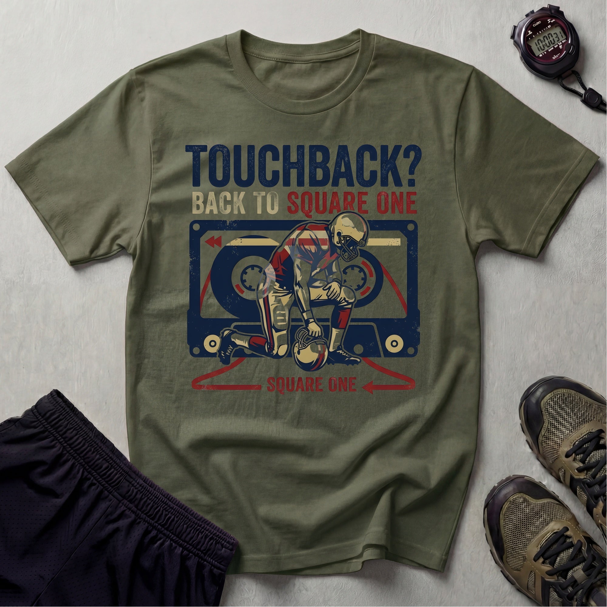 Gridiron Touchback To Square One Gym T-Shirt