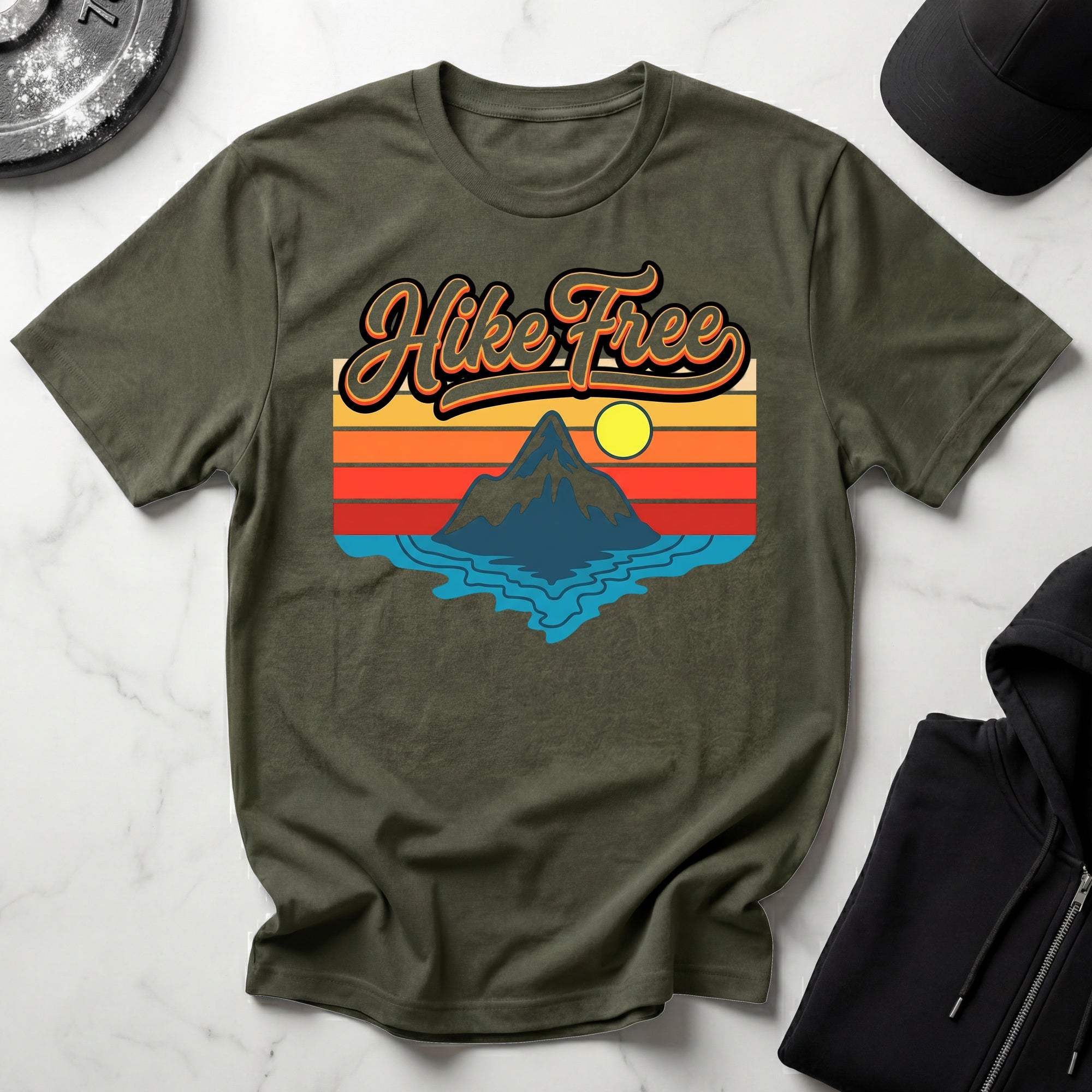 Hike Free Gym Tee Shirt