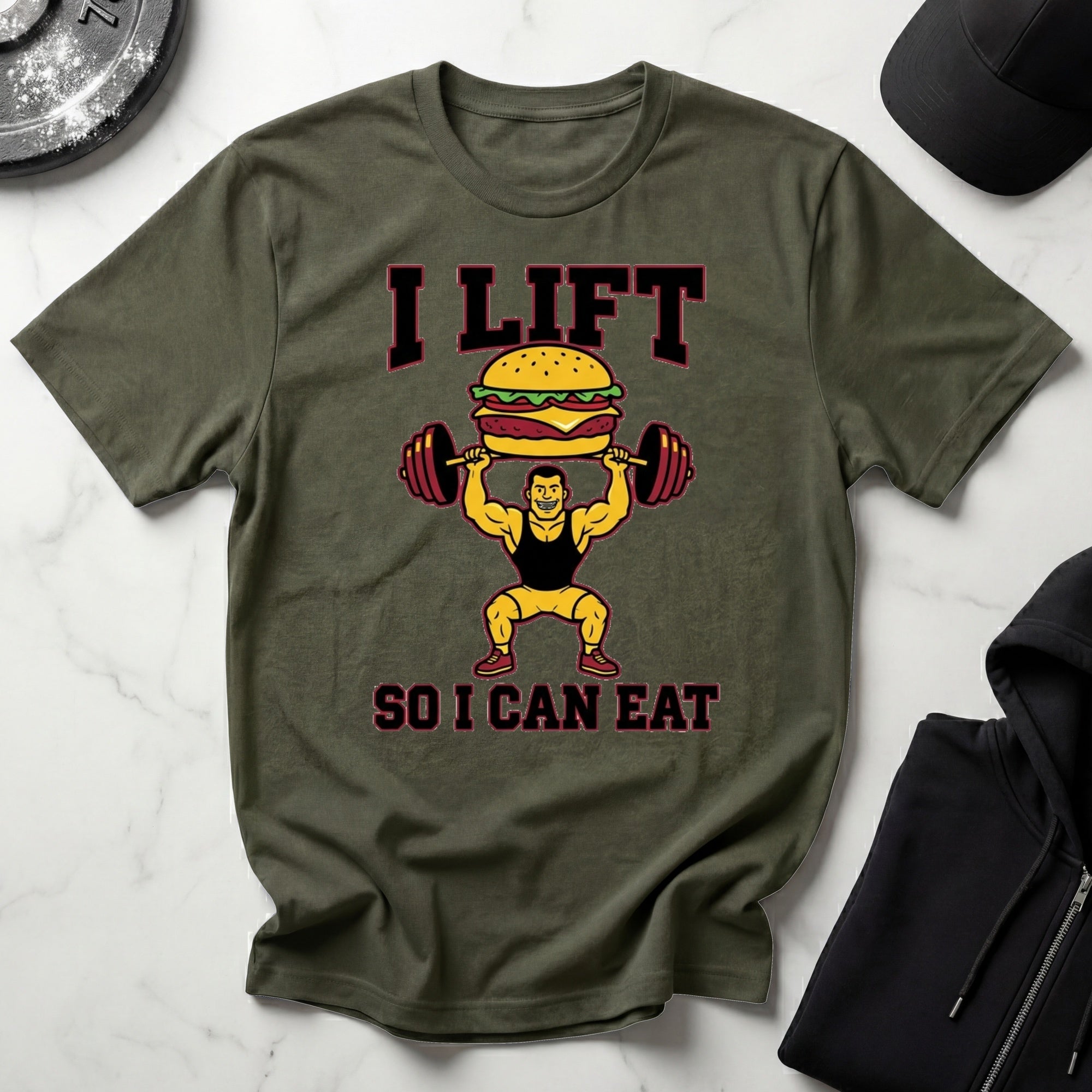 I Lift So I Can Eat Gym T-Shirt