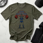 Iron Builds Men 60s Gym T-Shirt