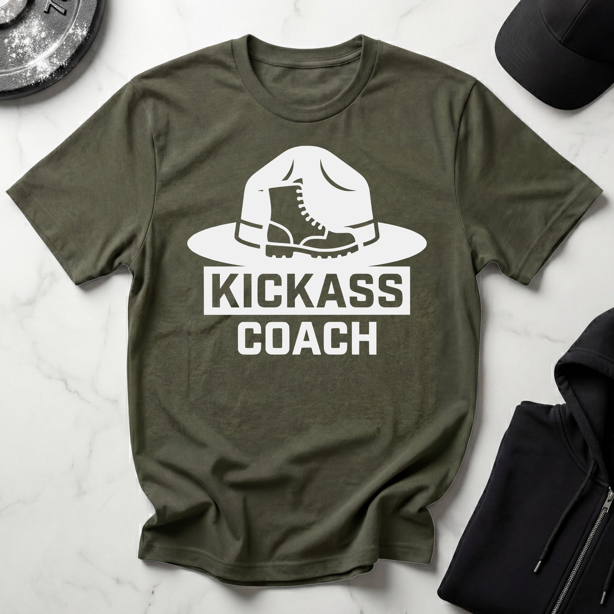 Kick Ass Coach Gym Dark T-Shirt