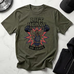 Lift Heavy Or Leave 60s Gym T-Shirt