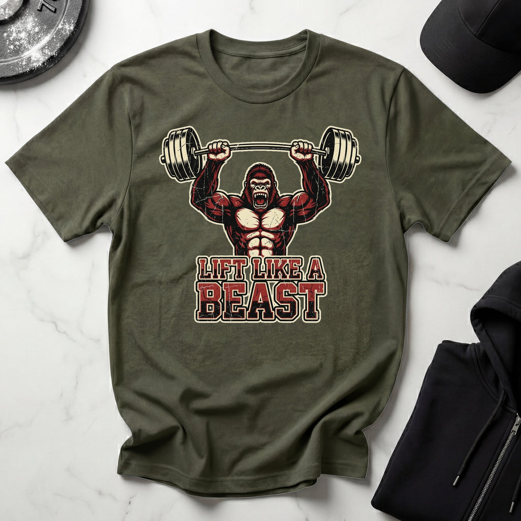 Lift Like A Beast Weightlifting T-Shirt