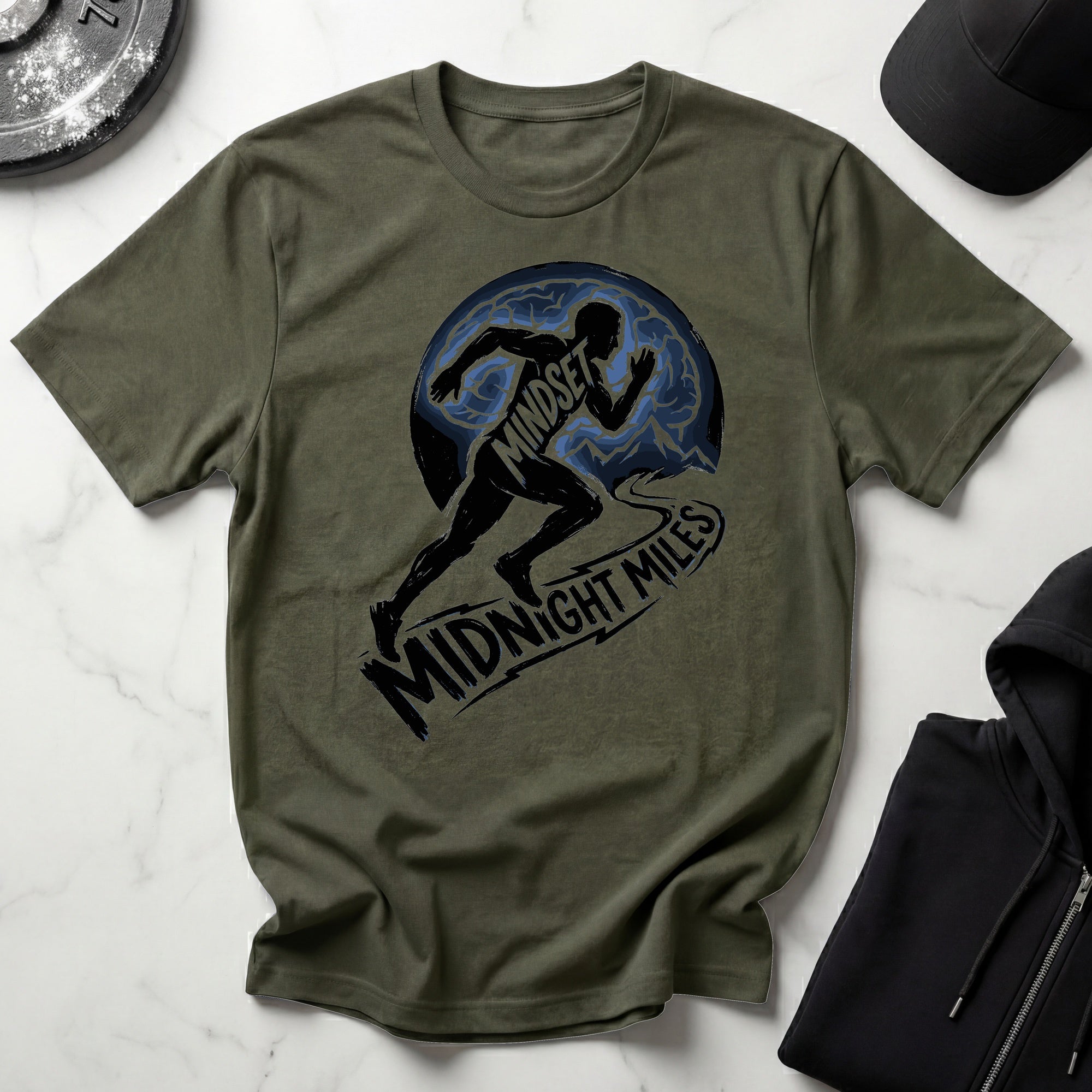 Midnight Miles Marathon Gymwear T-Shirt