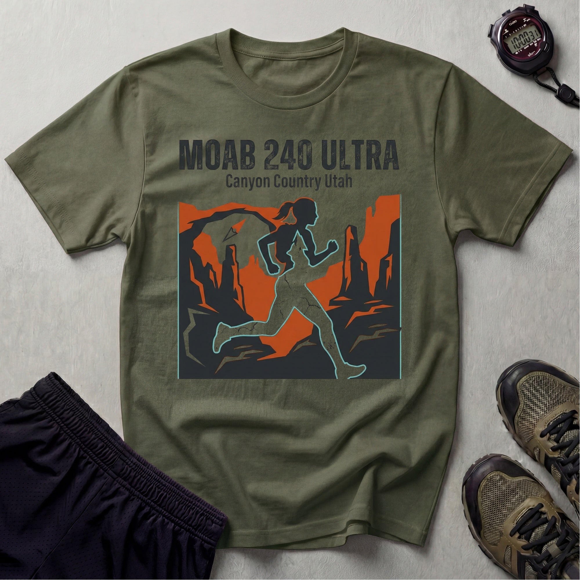 Moab 240 Ultramarathon Utah Gymwear T-Shirt