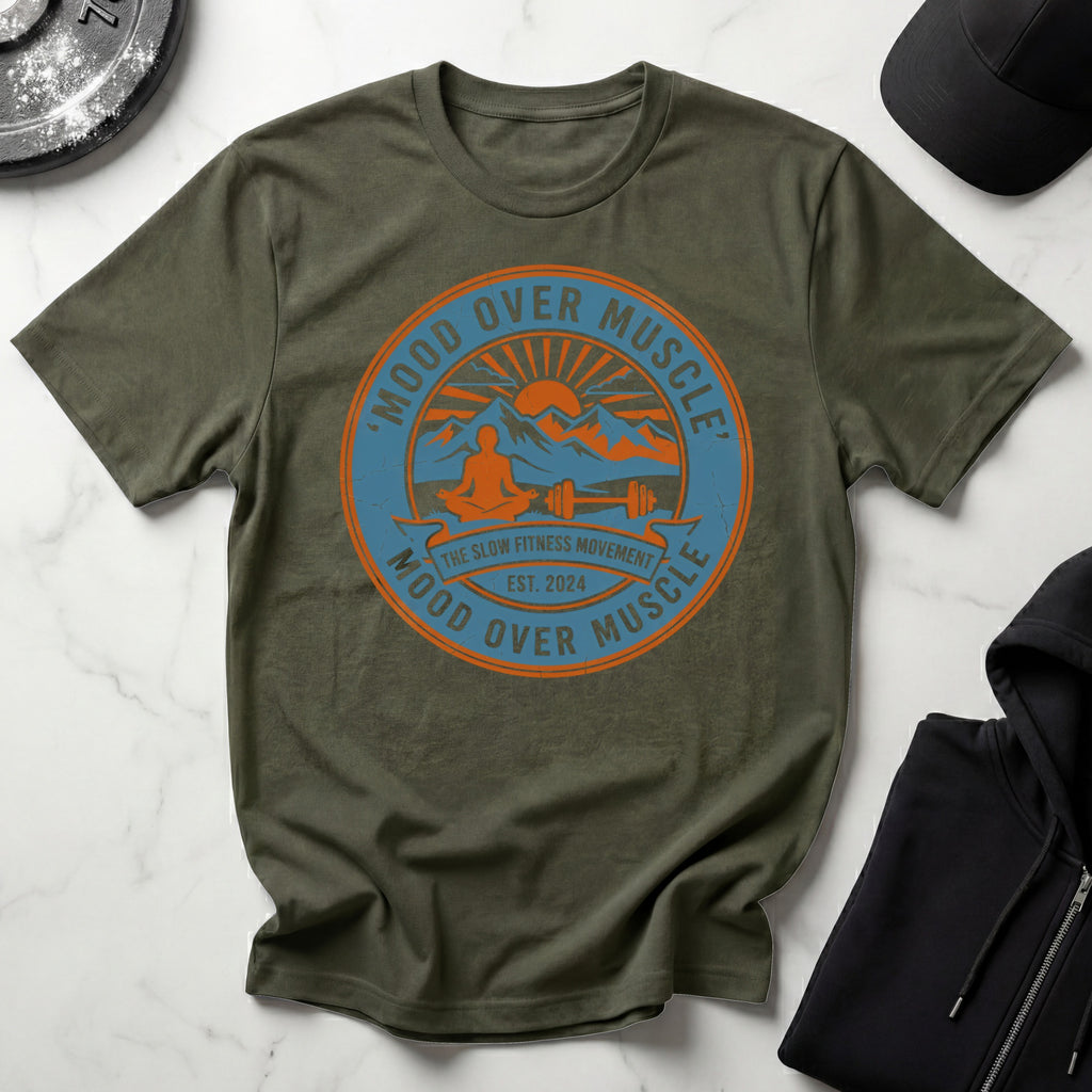 Mood Over Muscle Vintage Gym T-Shirt
