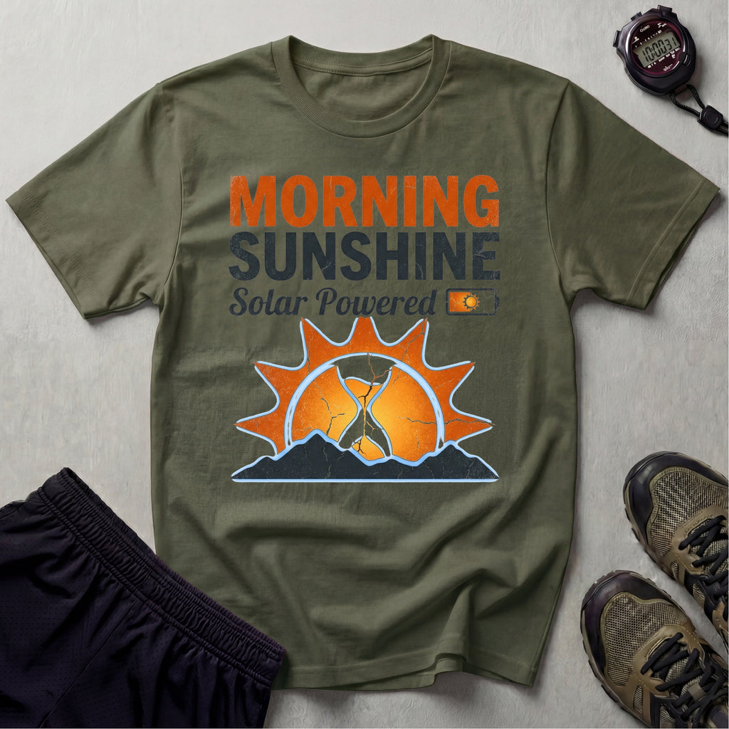 Morning Sunshine Solar Powered Gym T-Shirt