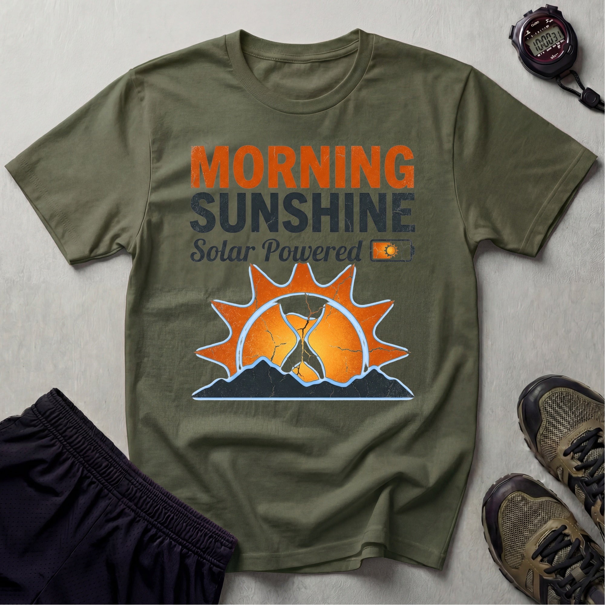 Morning Sunshine Solar Powered Gym T-Shirt