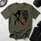Mr Bluntside Snowboard Designer T-Shirt