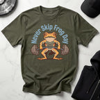 Never Skip Frog Day Vintage Gym T-Shirt