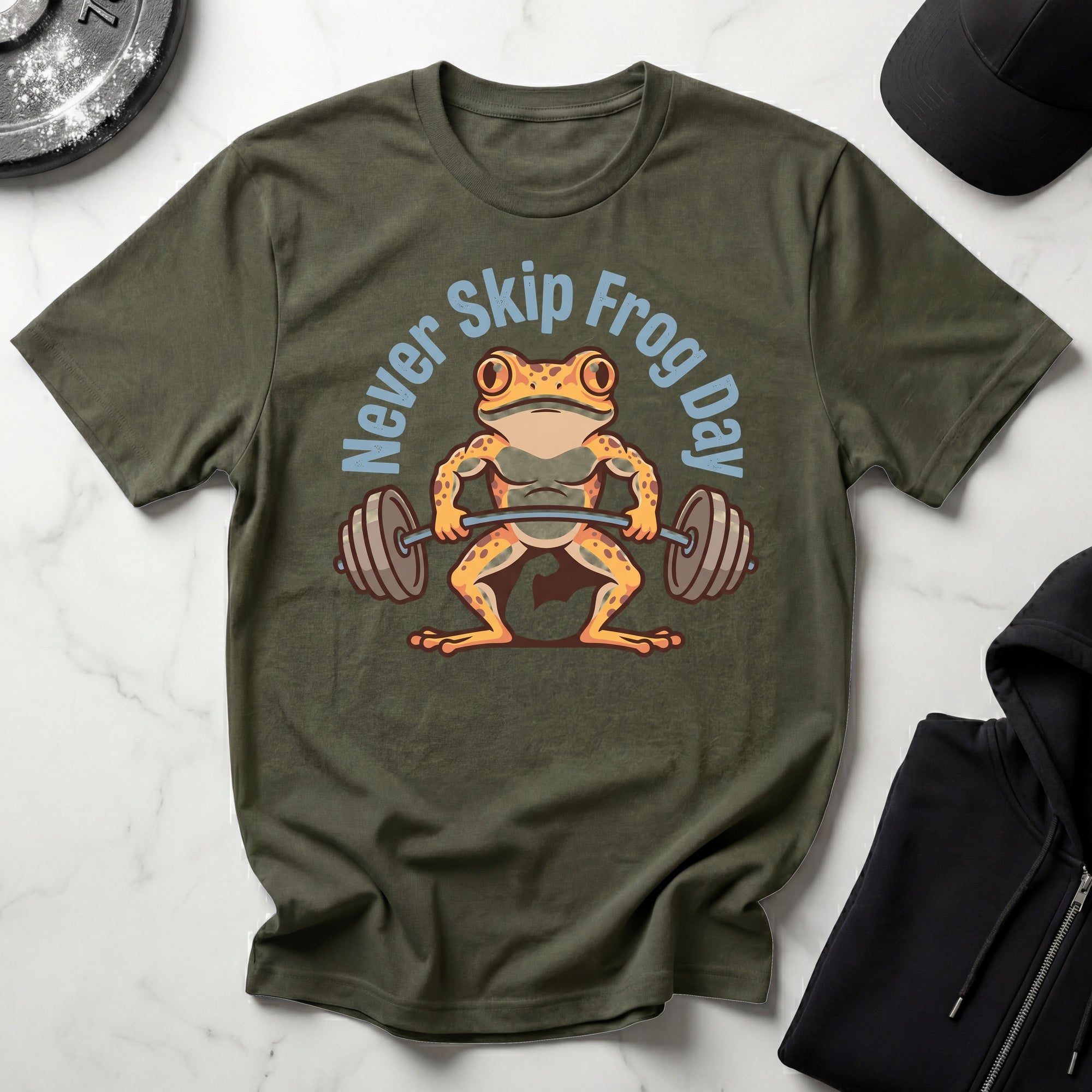 Never Skip Frog Day Vintage Gym T-Shirt