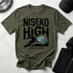 Niseko High Powder Rush Snowboarding Gymwear T-Shirt