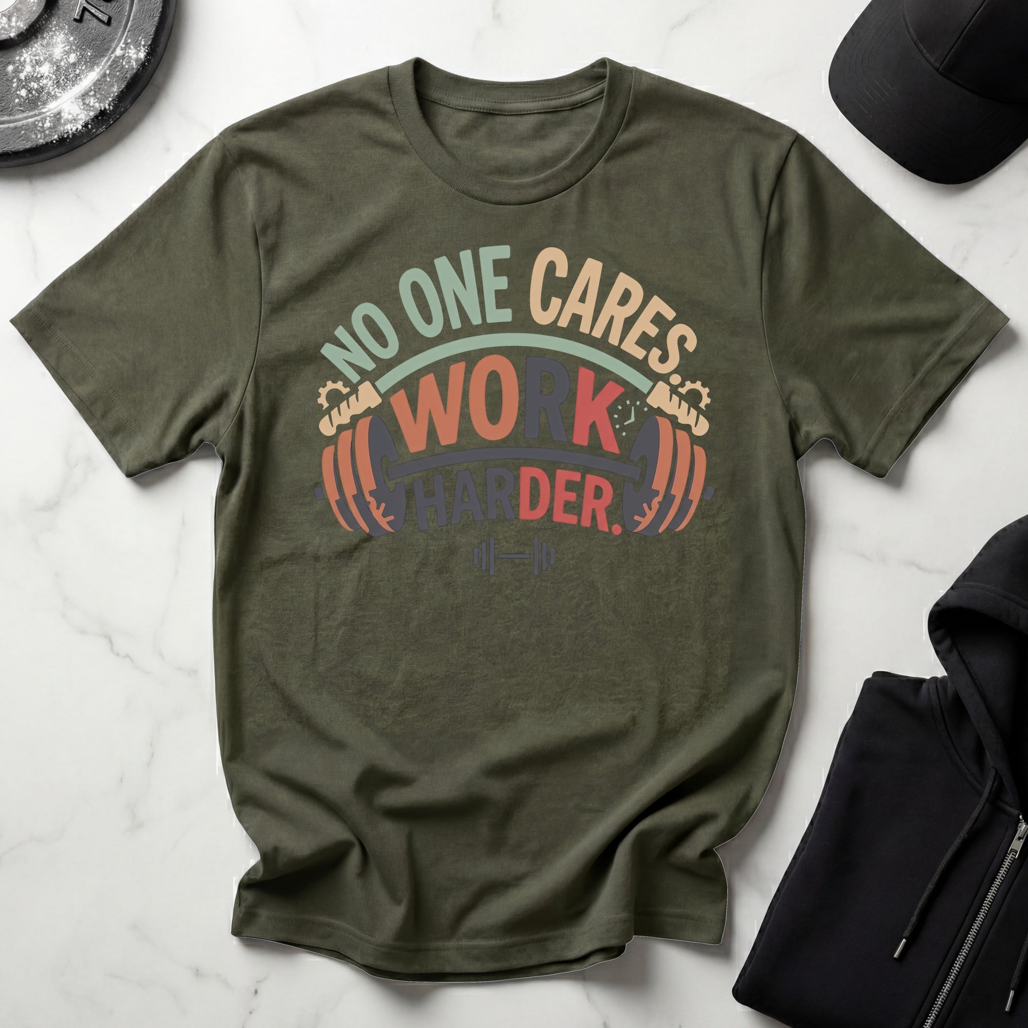 Work Harder Vintage Gym T-Shirt