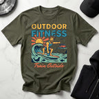 Outdoor Fitness Train Outside Gymwear T-Shirt
