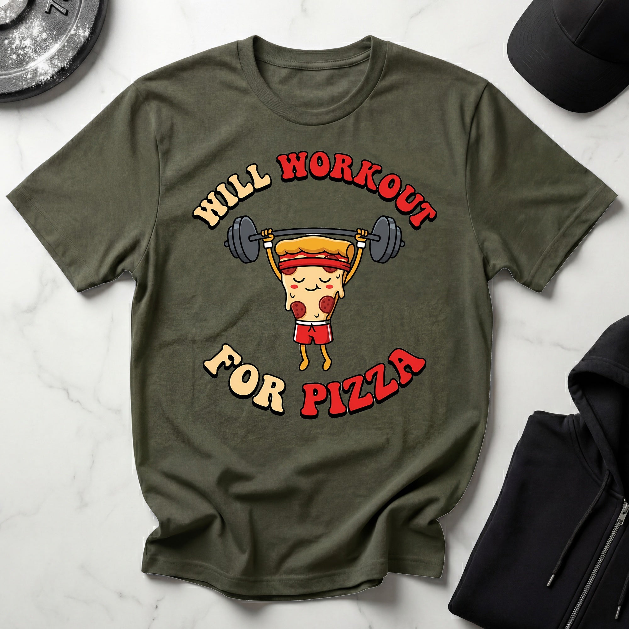 Pizza Workout Gym T-Shirt