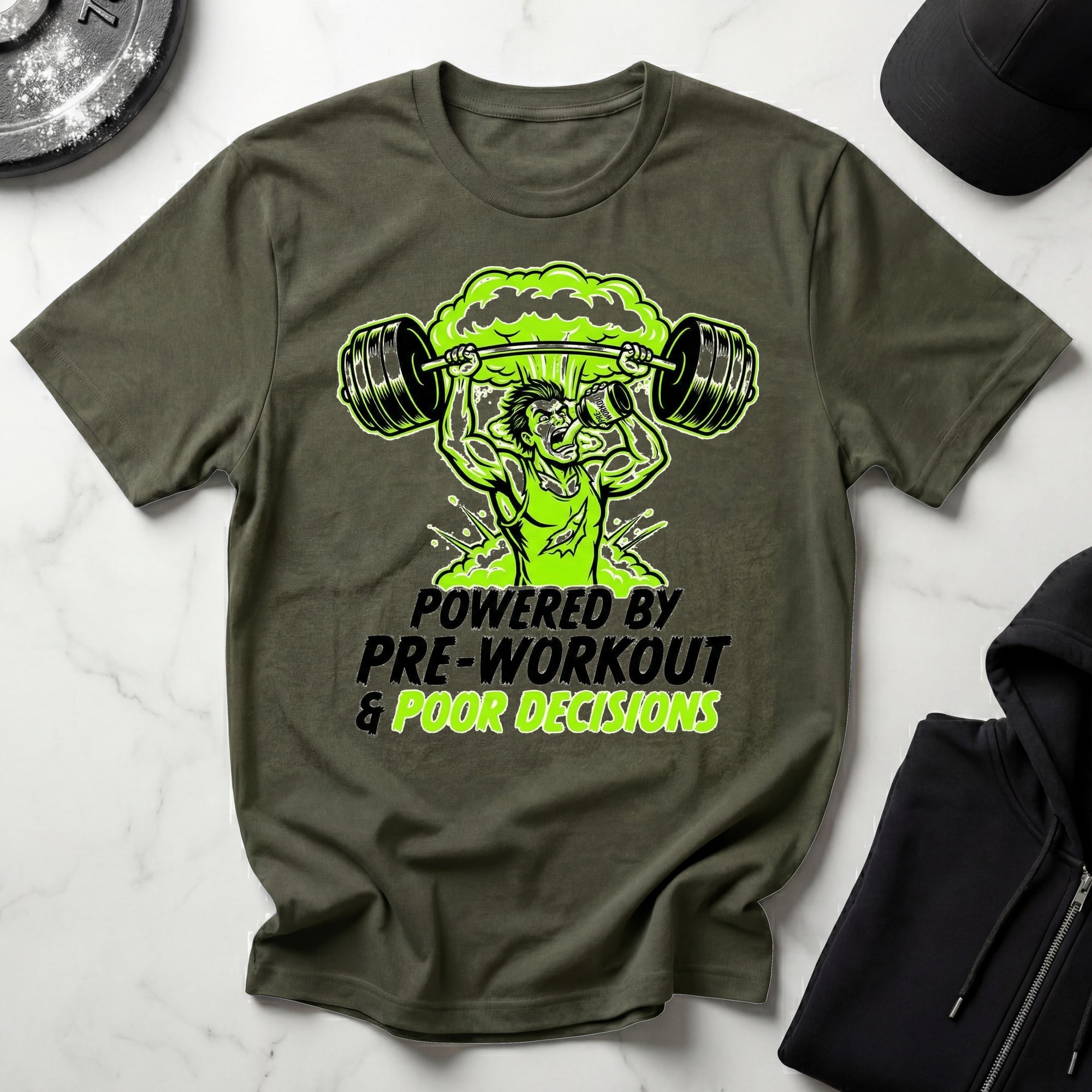 Powered by Pre-Workout Gym T-Shirt